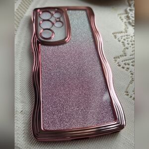 Samsung Galaxy S22 Ultra Elegant Pink Glitter Phone Case